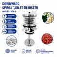 Mesin Penggilap Deduster Tablet Lingkaran Ke Bawah